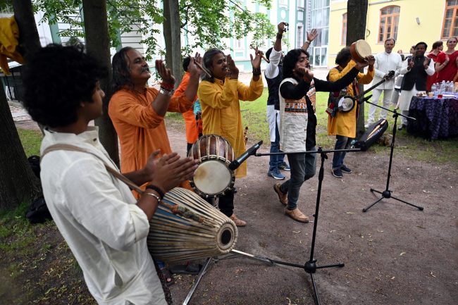 индийская народная группа «Дохар», музыканты, Кунсткамера