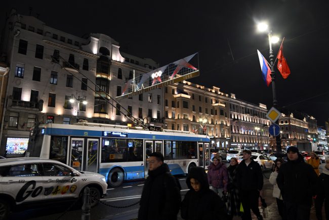 украшения города, День полного освобождения Ленинграда от фашистской блокады, Невский проспект