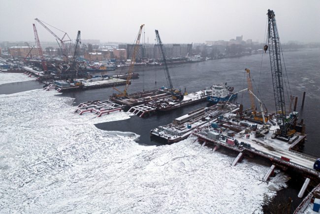 Большой Смоленский мост, строительство