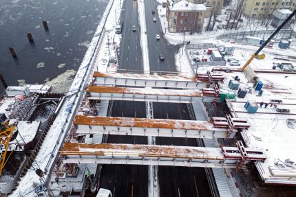 Большой Смоленский мост, строительство