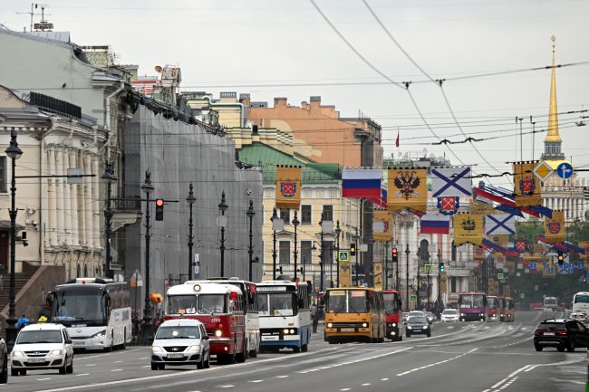 ретропарад, ретротранспорт, автобус Икарус