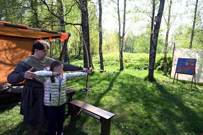 День Полярника, Муринский парк, муниципалитет Северный, стрельба из лука