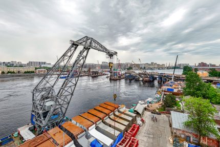 Большой Смоленский мост, строительство моста