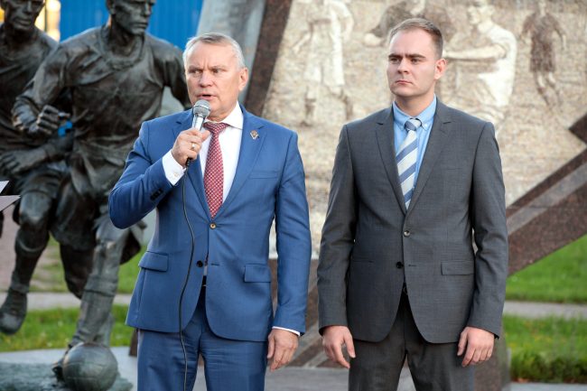 церемония памяти блокадного футбольного матча, Игорь Васильев