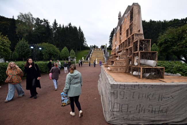 Петергоф, фестиваль фонтанов, восстановление