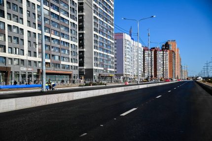 Мурино, проспект Авиаторов Балтики, открытие автомобильного движения