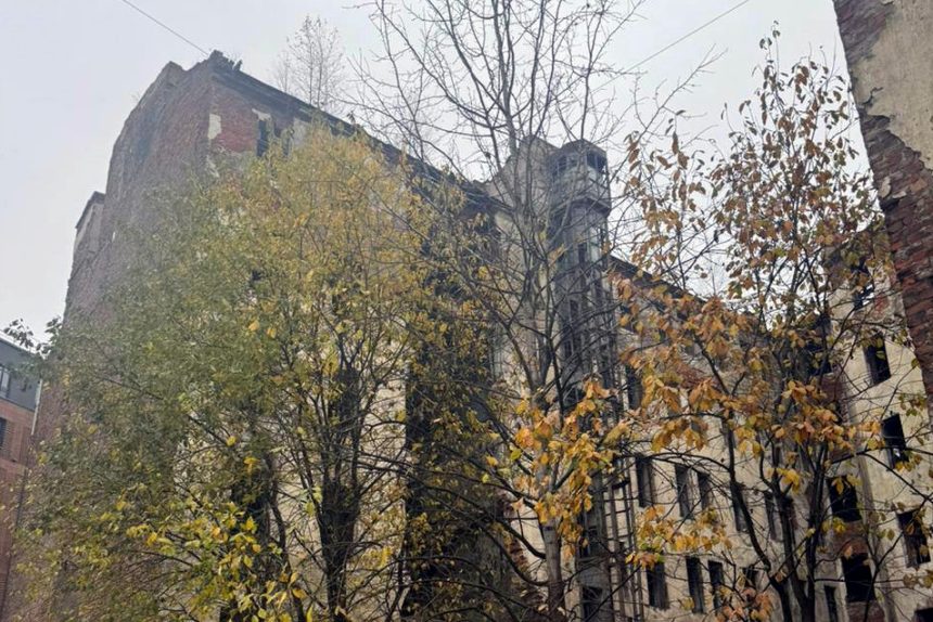 обрушение дома Лялевича, улица Розенштейна 39