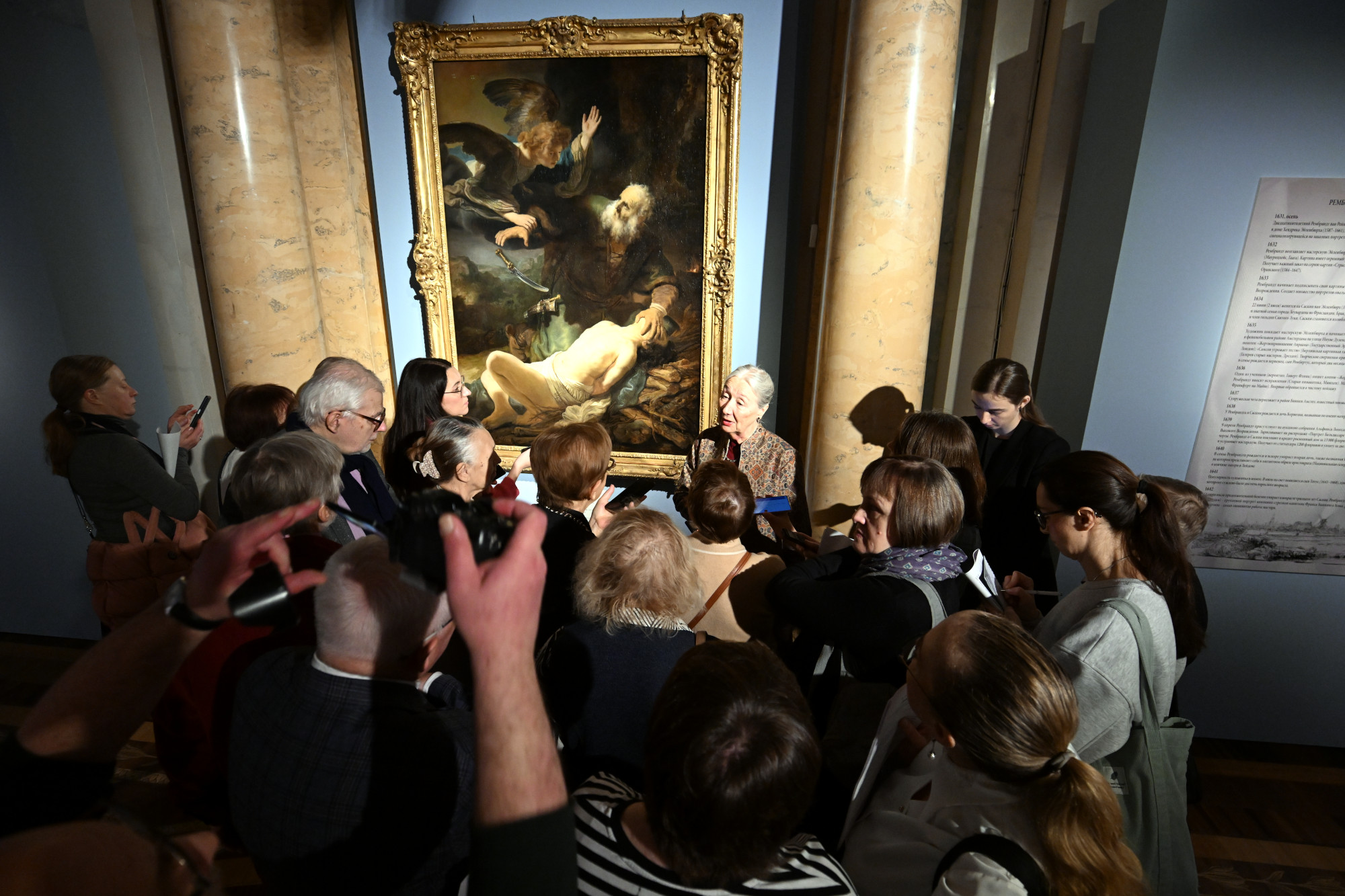 Эрмитаж, Рембрандт Харменс ван Рейн, картина Жертвоприношение Авраама, живопись