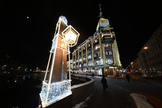 новогодние украшения, Красный мост, ФОСП