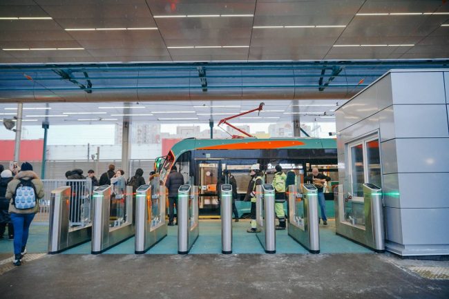 новый частный трамвай, трамвайная линия Славянка