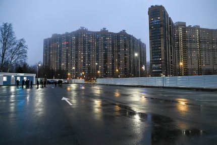 отстойно-разворотная площадка для автобусов "Заречная", Парнас, МО Парголово