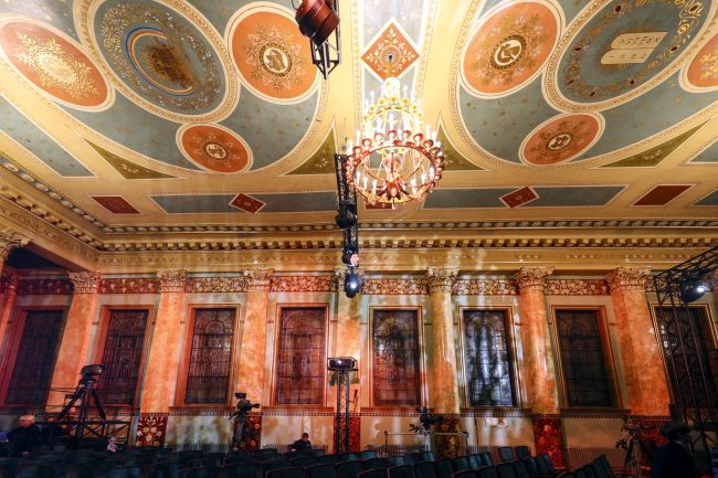 вторая сцена музыкального театра имени Шаляпина, Мюзик-Холл, бывшая англиканская церковь Иисуса Христа, Английская набережная 56