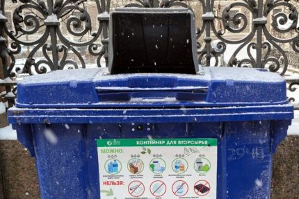 контейнер для раздельного сбора вторсырья