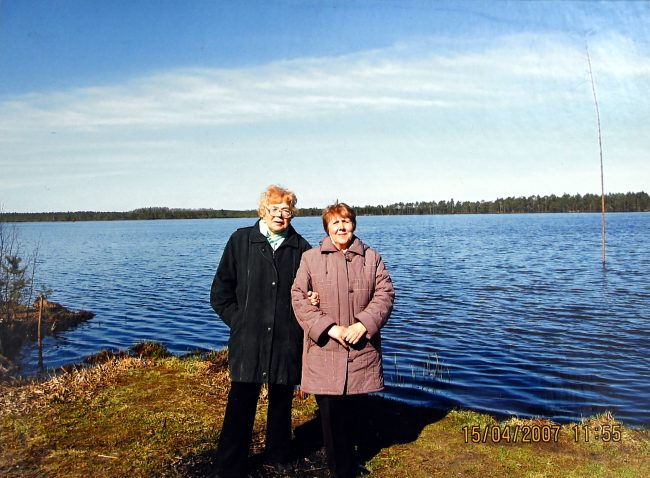 Тамара Чуева и Людмила Бурцева, блокадницы из МО Северный