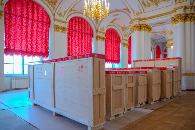 китайские лаковые панно для Зубовского флигеля