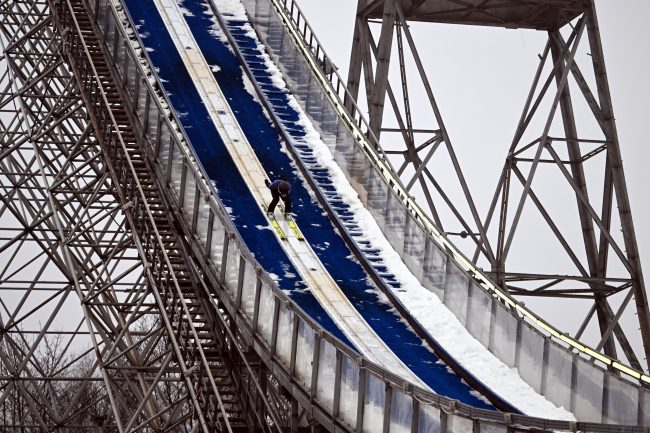 лыжный спорт, прыжки на лыжах с трамплина, токсовские трамплины