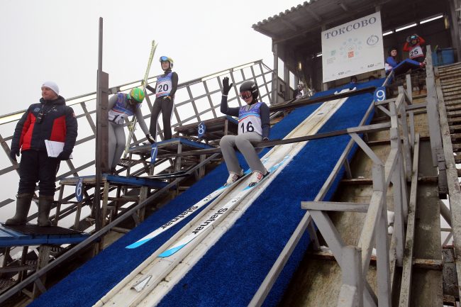 лыжный спорт, прыжки на лыжах с трамплина, токсовские трамплины