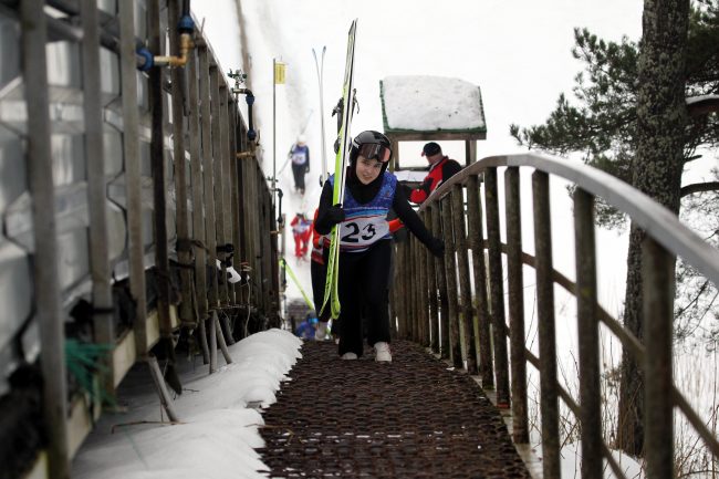 лыжный спорт, прыжки на лыжах с трамплина, токсовские трамплины