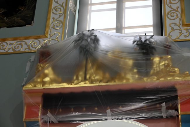 Царское Село, Зубовский флигель, Китайский зал, реставрация