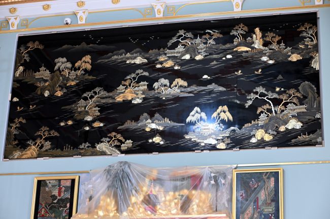 Царское Село, Зубовский флигель, Китайский зал, реставрация