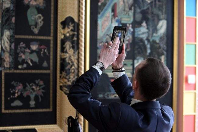 Царское Село, Зубовский флигель, Китайский зал, реставрация