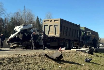 массовое ДТП на трассе А-120, столкновение автомобилей