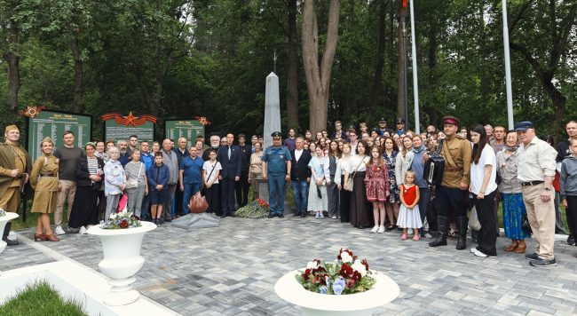 МО Солнечное, торжественно-траурная церемония, 80-летие Выборгской наступательной операции