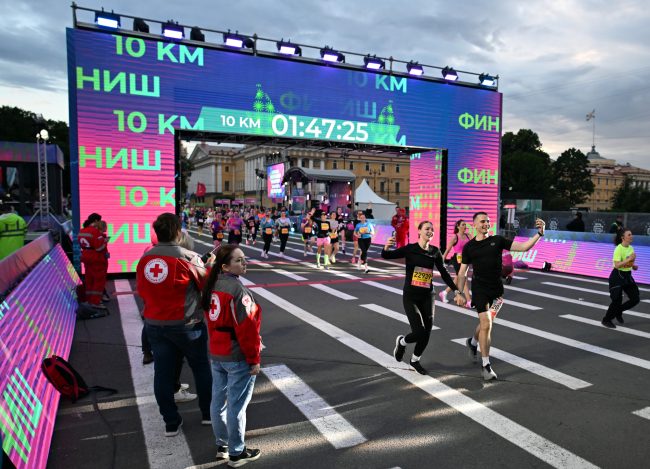 марафон Белые ночи, лёгкая атлетика, бег, спорт
