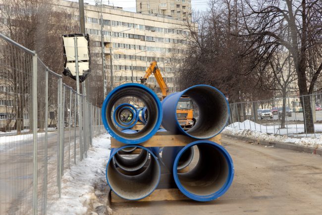 водопровод, реконструкция водовода, Васильевский остров