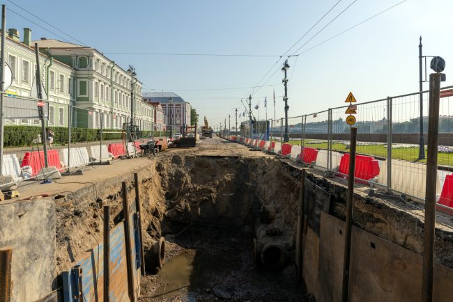 водопровод, реконструкция водовода, Васильевский остров