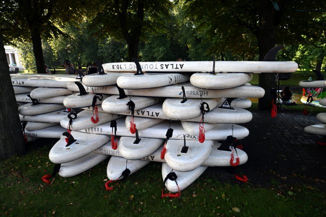Фонтанка SUP, SUP-серфинг