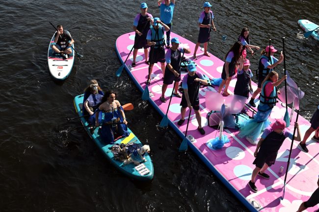 Фонтанка SUP, SUP-серфинг