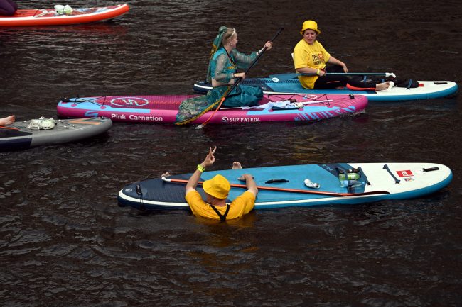 Фонтанка SUP, SUP-серфинг