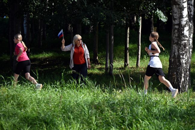 первенство Парголово по бегу, лёгкая атлетика, флаг России