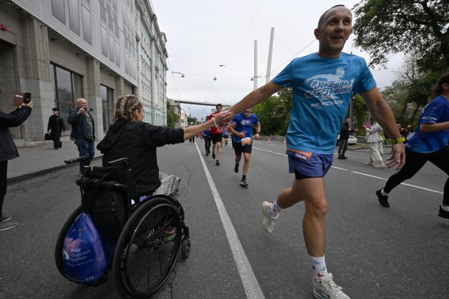 марафон, Galaxy Vladivostok Marathon, Владивосток, бег, лёгкая атлетика, спорт, инвалиды
