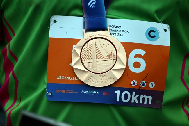 марафон, Galaxy Vladivostok Marathon, Владивосток, бег, лёгкая атлетика, спорт, медаль